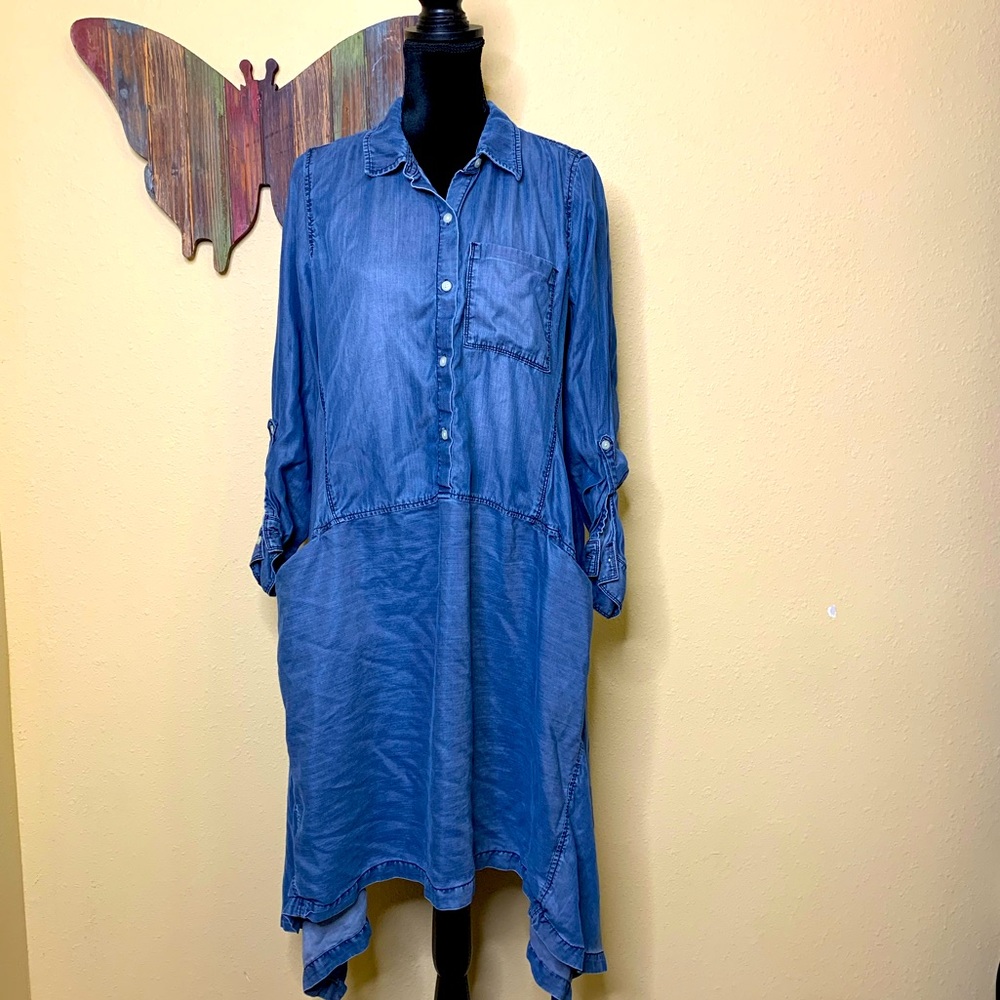 DKNY Pure Shirt Dress - Picture 1 of 10